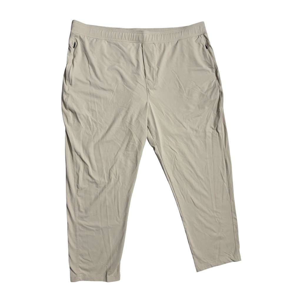 Public Rec All Day Every Day Pants 44/30 Khaki Beige Nylon Stretch Mens